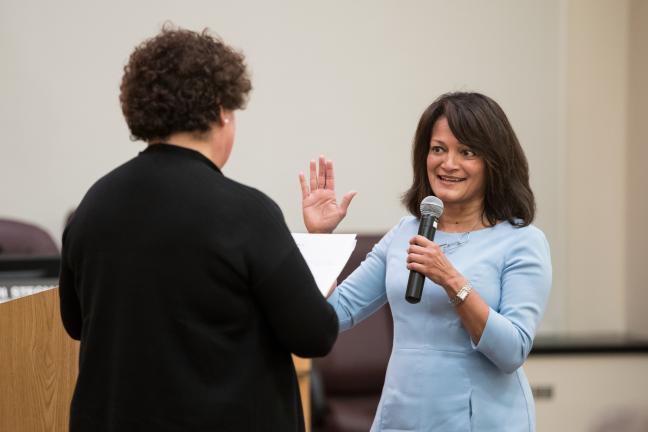 Susheela Jayapal swearing in