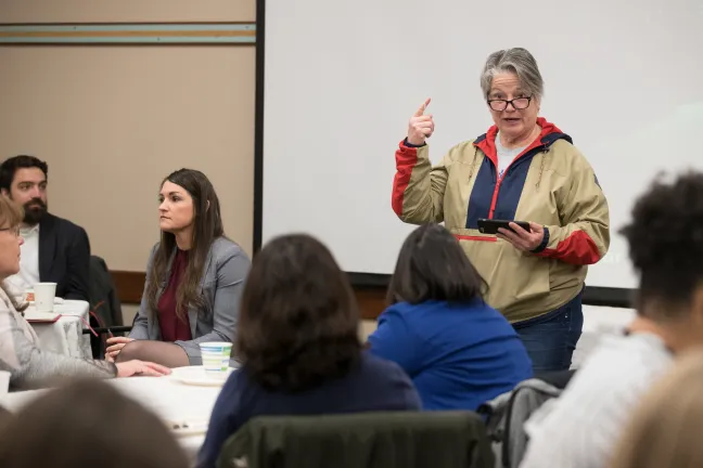 La representante Carla Piluso.