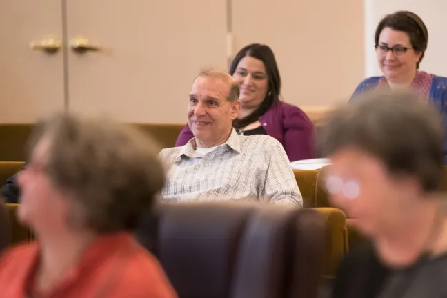 Bobby Weinstock of Northwest Pilot Project, center, championed the County-funded long-term rent assistance pilot project.