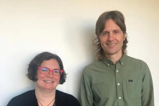 Photo of auditors Caroline Zavitkovski and Marc Rose