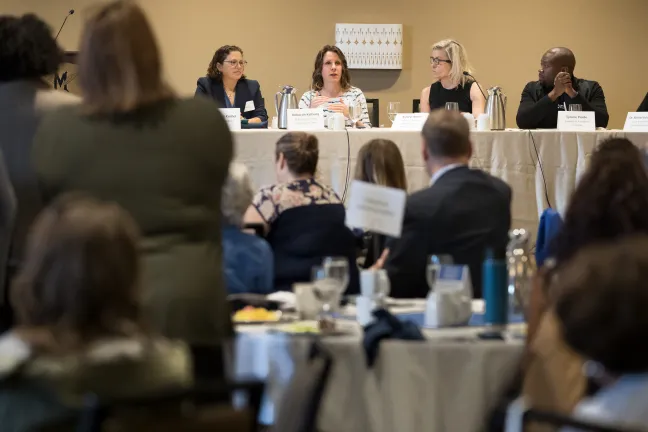 The panel at the Oregon Health Forum on Friday, May 31.