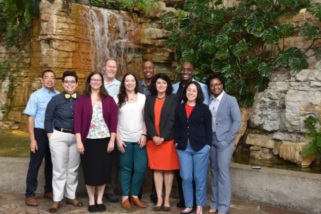 Multnomah County Auditor Jennifer McGuirk at the 2019 ALGA Conference in Kansas City, Missouri with fellow members of the ALGA Diversity, Equity and Inclusion Committee.