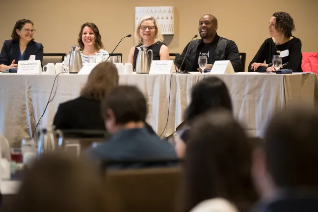 The panel at the Oregon Health Forum on Friday, May 31.