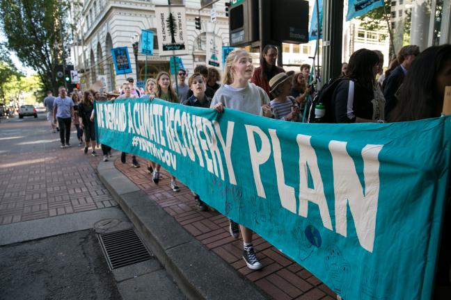 Climate rally.