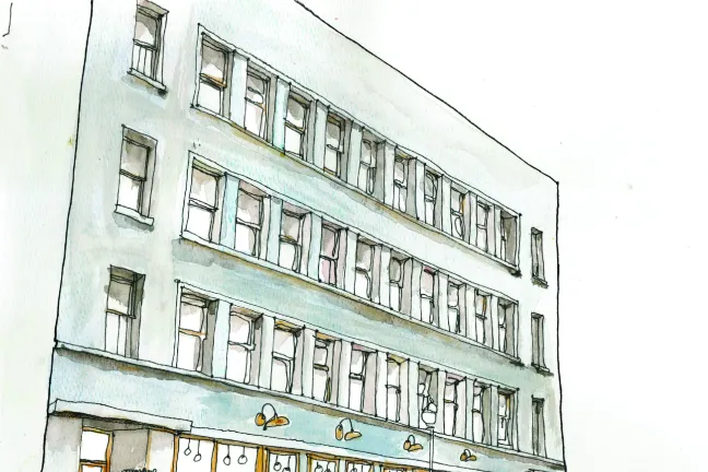 Preliminary sketch of proposed behavioral health resource center.