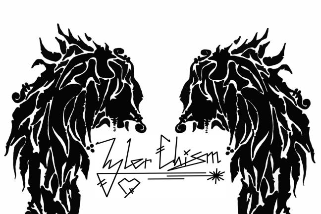 Tyler Chism loved music and drawing. Here he designed his first records label.