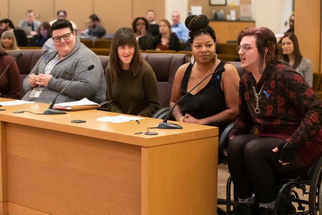 On January 9, the Multnomah County Board of Commissioners declared January 2020 as Human Trafficking Awareness Month. 