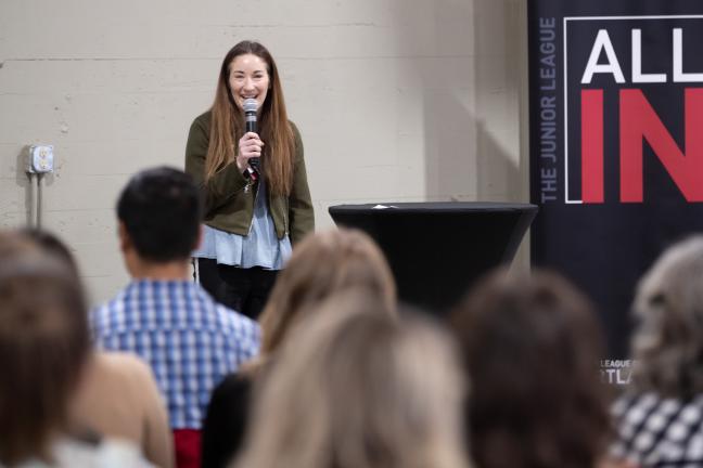 With more than 650 members in the Portland-area, the Junior League promotes volunteerism, improving communities and developing the potential of women, said Gina Ambrose, president of the Junior League of Portland.