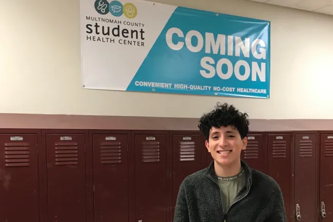 Luis Calderon, 17, a Reynolds High School senior and longtime resident of the Rockwood community.