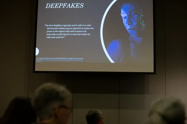 Deepfake videos use artificial intelligence to manipulate video and audio clips of people.
