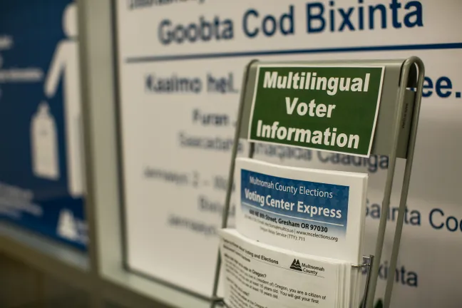 The Voting Center Express is open April 27 to Election Day, May 19, 2020. will be following physical distancing guidelines established by the state and Centers for Disease Control and Prevention.