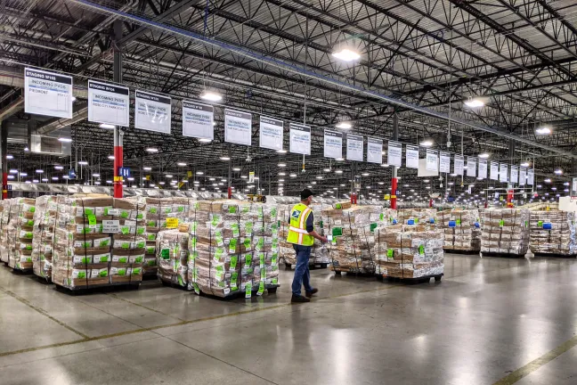Ballots arrive at the U.S. Postal Service processing facility near Portland International Airport with enough ballots to be mailed to every registered voter starting April 29.