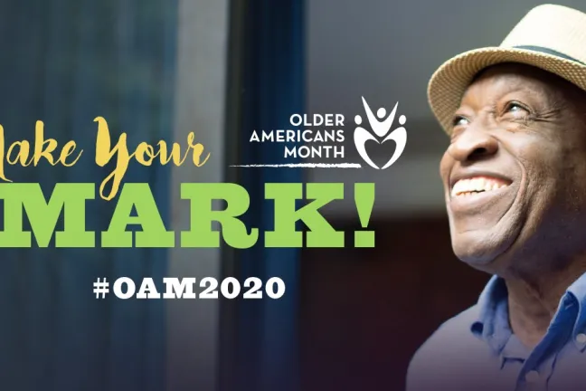 Older Americans Month graphic