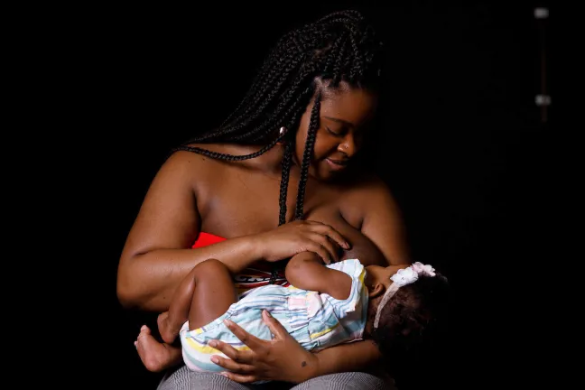 Antoinette Washington enrolled in the Healthy Birth Initiative in 2018 when she was pregnant with her daughter.