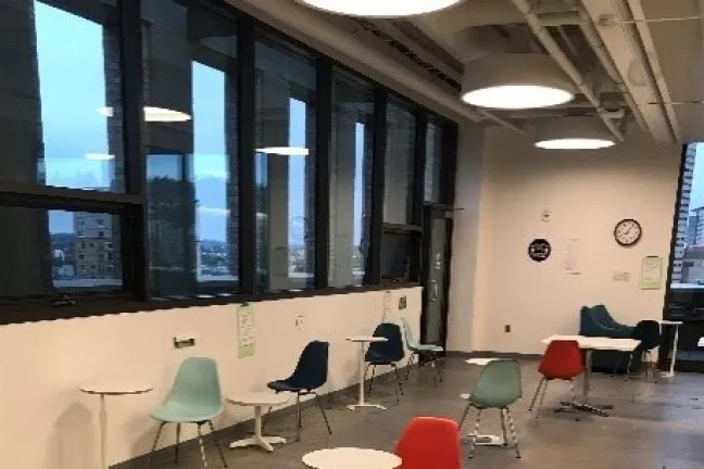 Photo of McCoy Building break room