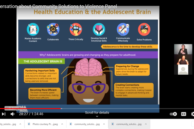 Middle school and high school are a time of transition into adulthood, said Fast. It’s a critical window for human development and learning.  