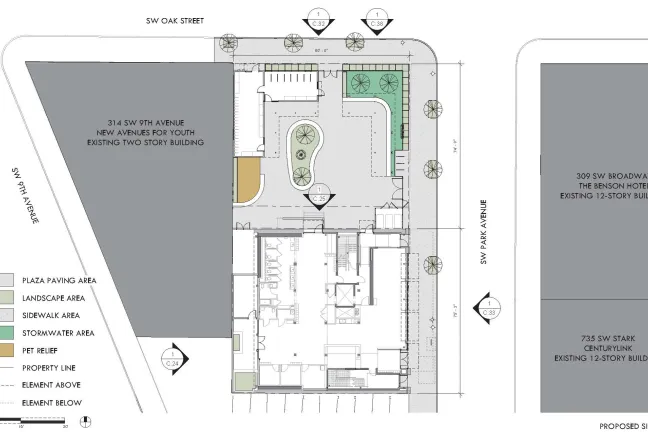 Aerial rendering of planned Behavioral Health Resource Center