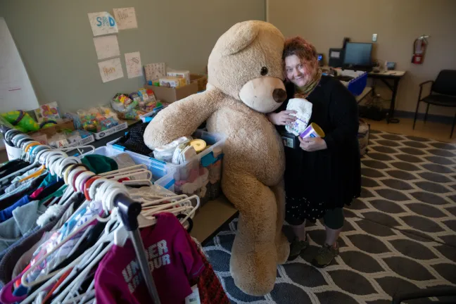 Lea Lipscomb, Community Health Specialist with the Multnomah County Department of Community Justice Women and Family Services Unit.