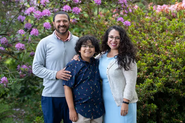 Ben Duncan and his family