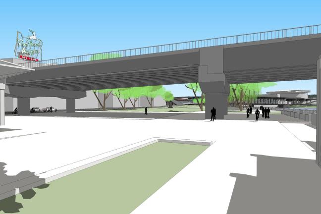 A girder style approach to a new Burnside Bridge is being studied as a cost-saving measure.