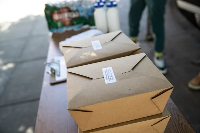 The team provides meals, information and connection to services to passersby — many of whom already have connections to County services themselves