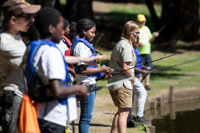 Youth connect to nature, safety, wellness and opportunity through I’m Hooked