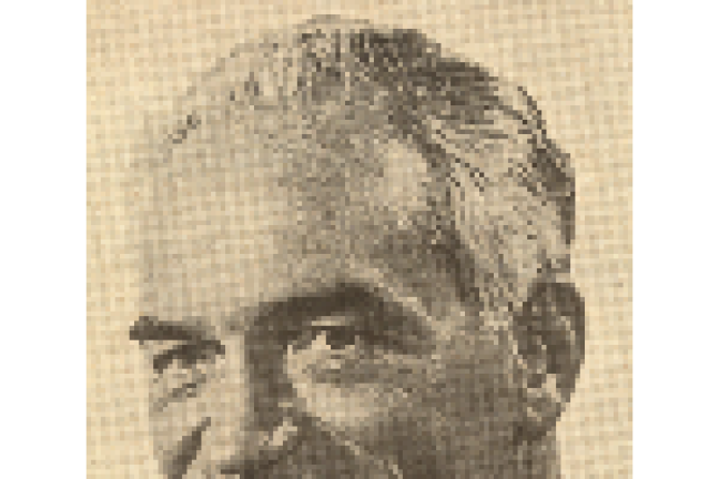 Black and white close up photograph of Barry Goldwater as it appeared in the 1964 voters pamphlet