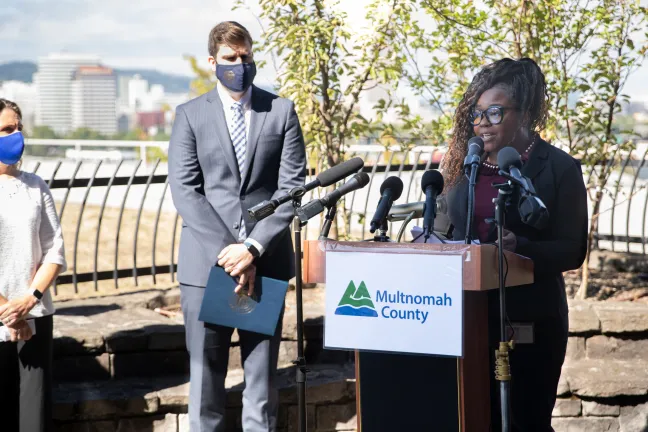 Health Department Director Ebony Clarke said the County is directing more than $2.8 million to upstream public and behavioral health programs to address the root causes of violence.