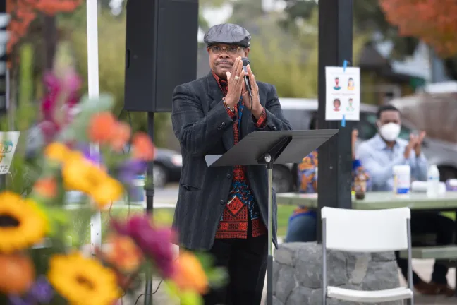 Over 50 people showed up in the Cully neighborhood on Sunday, Oct. 17, launching the beginning of a multi-pronged process of community-building to curtail violence.