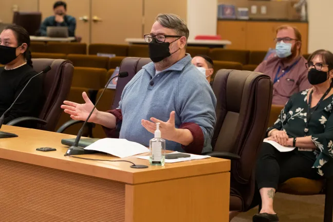 Scott Moore, community affairs and policy officer at Quest Center, has lived with HIV for years but says his immune system is stronger than ever.