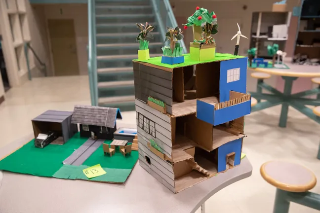 Forty juvenile justice facilities across the country participated in the contest with one project from Donald E. Long Juvenile Detention Center taking first place, while another took third.