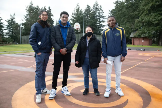 El comisionado Stegmann en la gira Word is bond del 5 de febrero.