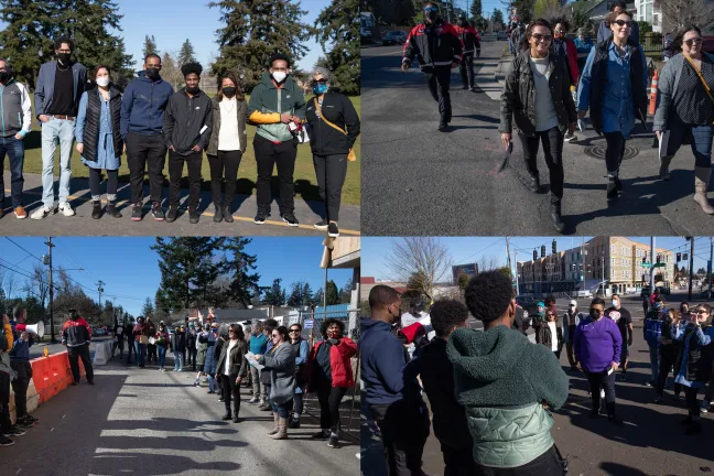 The Feb. 12 tour included Multnomah County Commissioner Susheela Jayapal, whose district includes the Cully neighborhood, and Commissioner Jessica Vega Pederson, whose nearby district includes much of Southeast Portland.