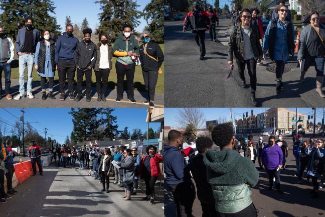 The Feb. 12 tour included Multnomah County Commissioner Susheela Jayapal, whose district includes the Cully neighborhood, and Commissioner Jessica Vega Pederson, whose nearby district includes much of Southeast Portland.  