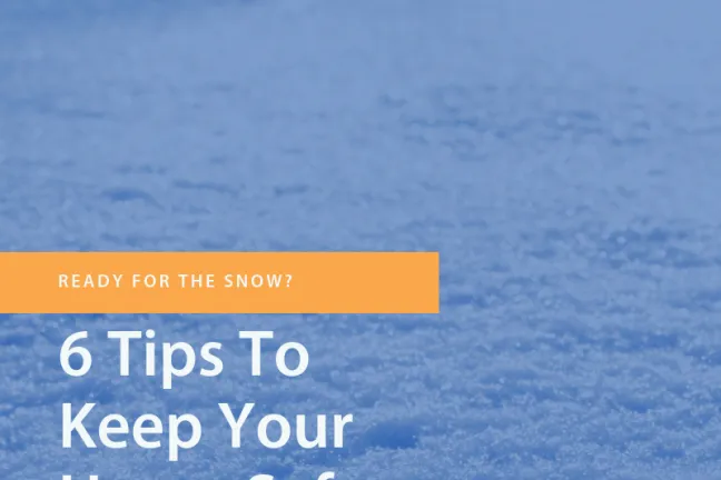 photo of snow with post title