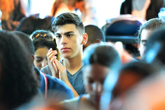 Ramon Mercado, 16, is excited to take another step towards his dream career: being a teacher.