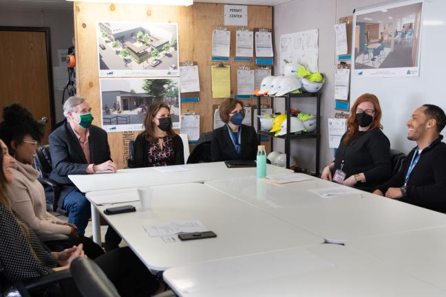 U.S. Sen. Merkley and U.S. Rep. Bonamici joined County leaders for a roundtable discussion about the Center's services