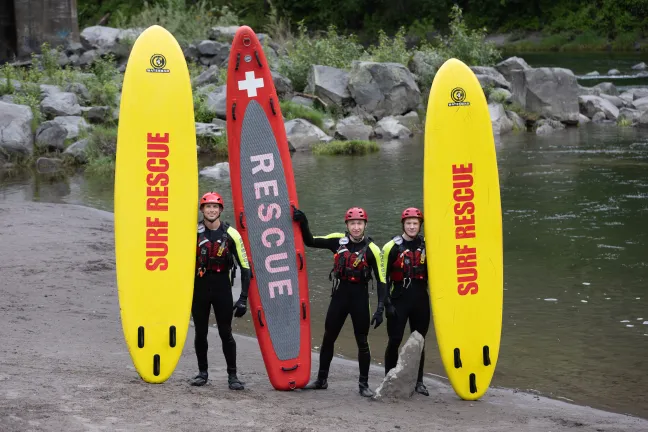 Members of AMR's lifeguards.