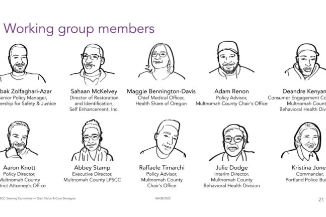 Image of Working Group members