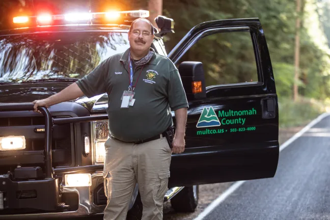 Enforcement Officer Dave Thomson has worked long and late hours trying to stop someone disposing of human waste along County roads