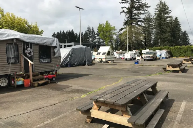 The Safe Parking Program in the city of Vancouver.