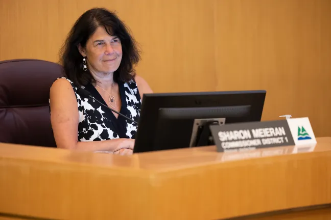 El Comisionado Meieran en la reunión de la Junta del 21 de julio sobre la Semana de Libertad Condicional, Libertad Condicional y Previa al Juicio.