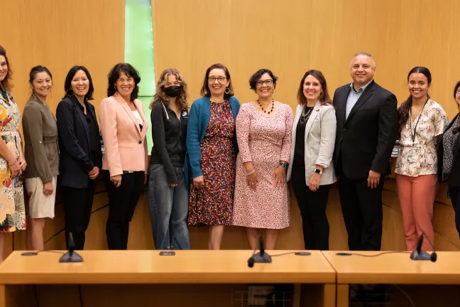 The Board Members were joined by local leaders and community members.