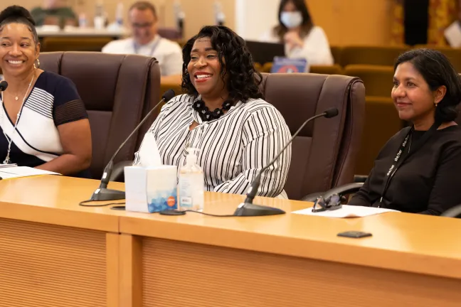 Photo of Office of Diversity and Equity and Employee Resource Group leaders