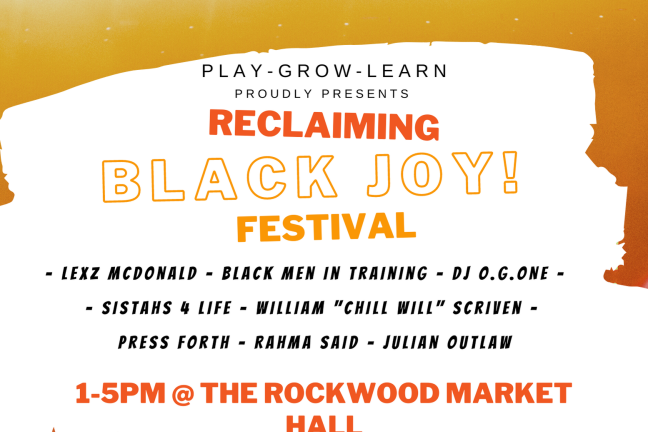 Reclaiming Black Joy flyer