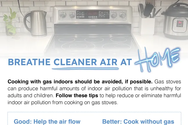 Postcard on how to breather cleaner air at home
