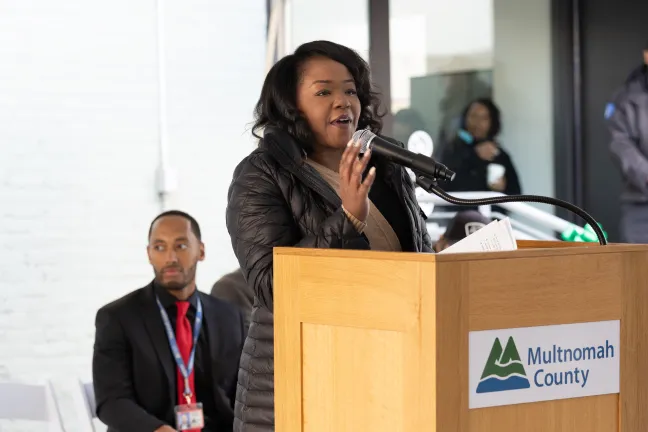 Health Department Director Ebony Clarke