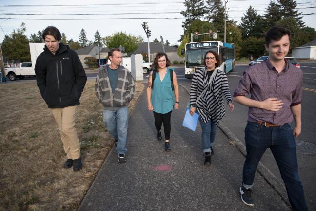 Commissioner Vega Pederson leads tour around the Gateway District in honor of Steptember