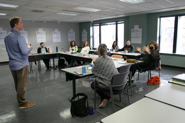 Members of the Transforming Justice working group and a handful of other key voices involved in the project reunited to move the vision and core strategies toward implementation.