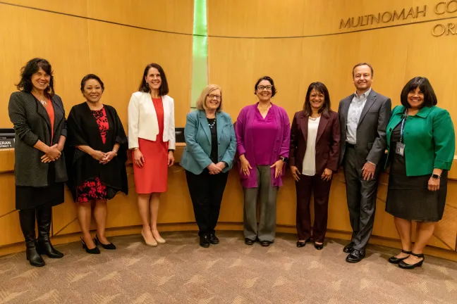 Board of Commissioners with Dan Field and Margi Bradway